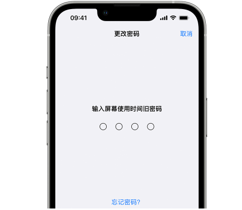 日照iPhone屏幕维修分享iPhone屏幕使用时间密码忘记了怎么办 