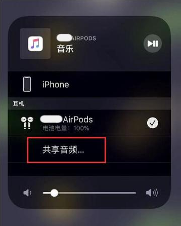 日照苹果14音频维修点分享iPhone14音频共享设置方法 