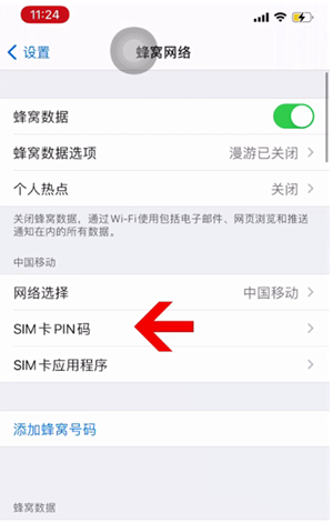 日照苹果14维修网分享如何给iPhone14的SIM卡设置密码 