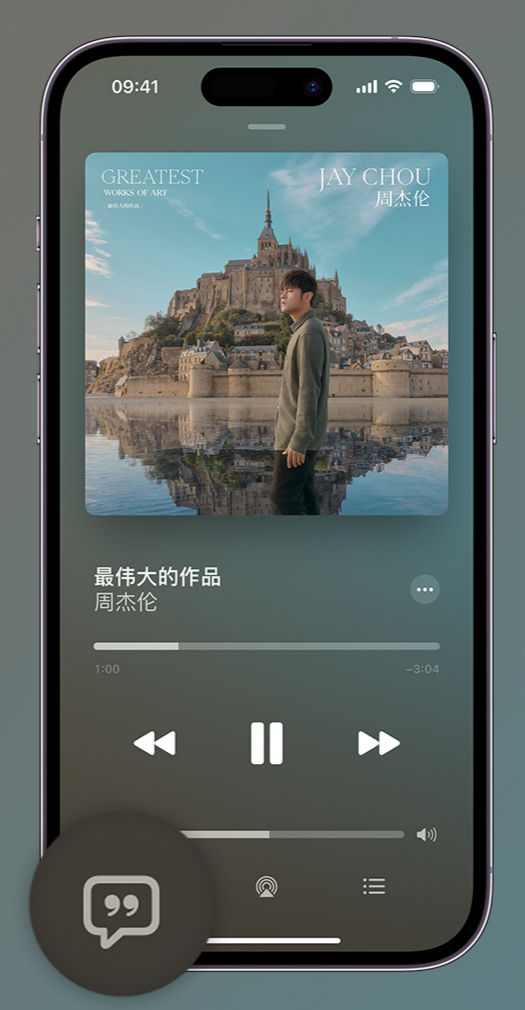 日照iphone维修分享如何在iPhone上使用Apple Music全新唱歌功能 