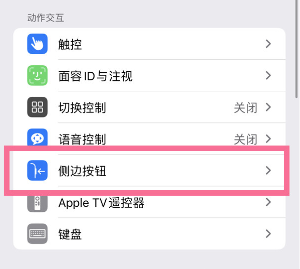 日照苹果14维修店分享iPhone14 Plus侧键双击下载功能关闭方法 